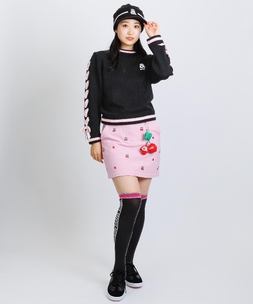 archivio（アルチビオ） スカート 「LADIES」チェリー刺繍スカート