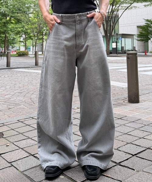 ADAMASTE ジーンズ 13.5oz Vintage Like Overdyed Denim - 13.5オンス