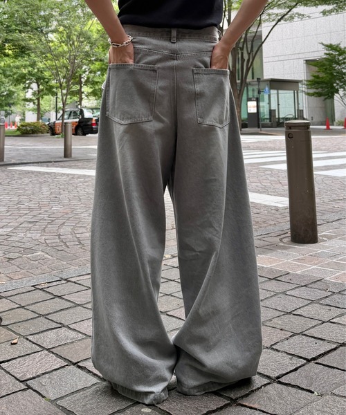 ADAMASTE ジーンズ 13.5oz Vintage Like Overdyed Denim - 13.5オンス