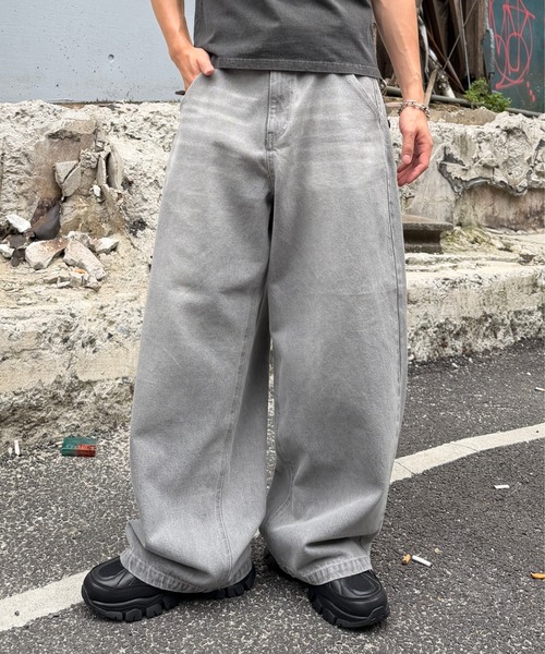 ADAMASTE ジーンズ 13.5oz Vintage Like Overdyed Denim - 13.5オンス