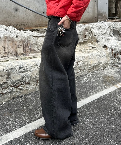 ADAMASTE ジーンズ 13.5oz vintage like overdyed denim - 13.5オンス