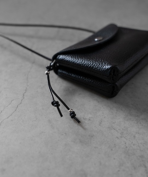 SENTI（センティ） ポーチ SENTI SHRINK LEATHER NECKWALLET