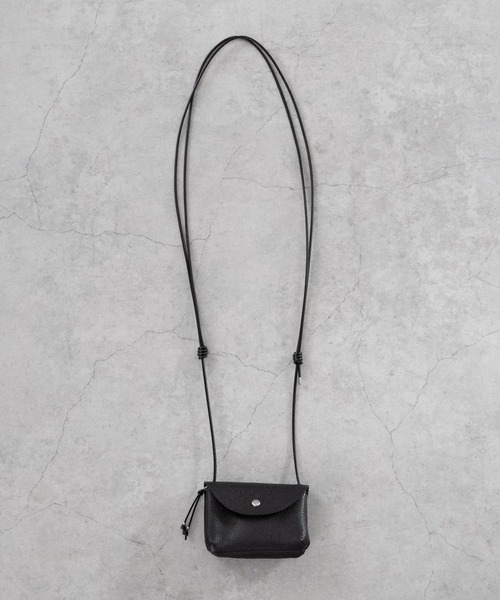 SENTI（センティ） ポーチ SENTI SHRINK LEATHER NECKWALLET