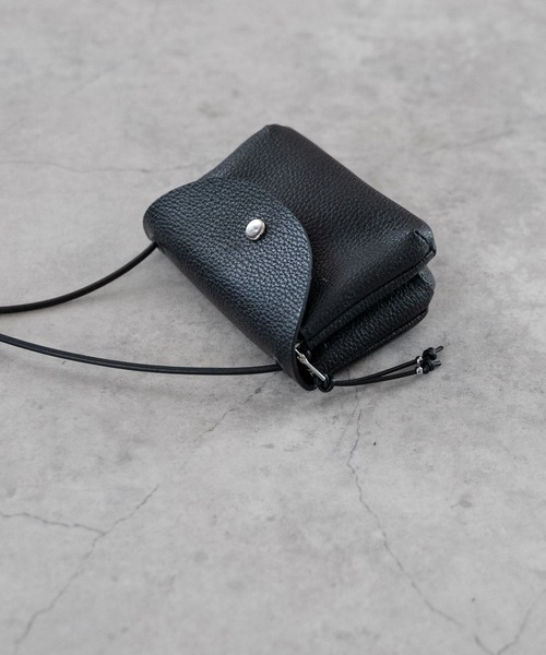 SENTI（センティ） ポーチ SENTI SHRINK LEATHER NECKWALLET