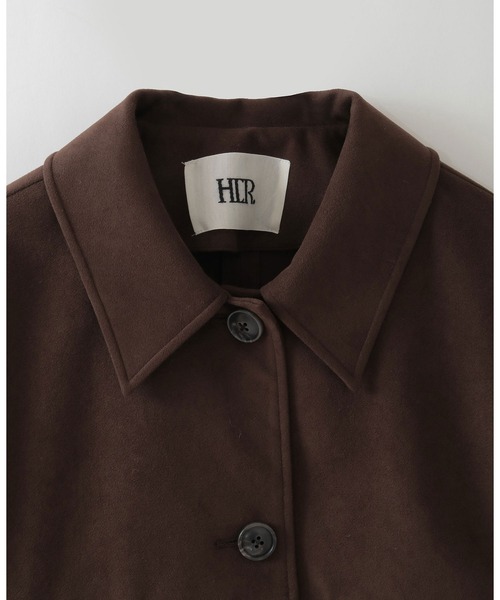 HER. ブルゾン アウター フェイクスエードジャケット レディース