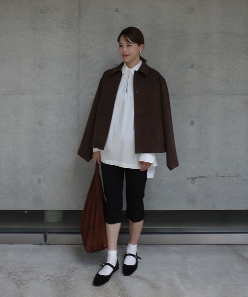 HER. ブルゾン アウター フェイクスエードジャケット レディース