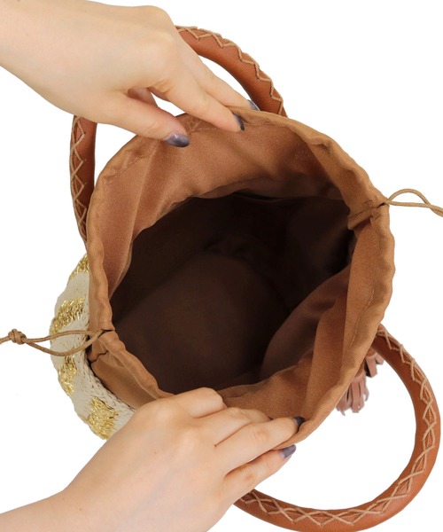 「MIAN 」 かごバッグ FREE ブラック レディース_画像7