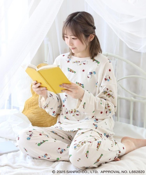 ハローキティ パジャマセット 新品 Qoo10] パジャマ キティちゃん 可愛い セットア