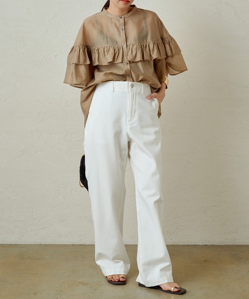 「LOUNGEDRESS」 半袖ブラウス FREE ブラック レディース_画像7