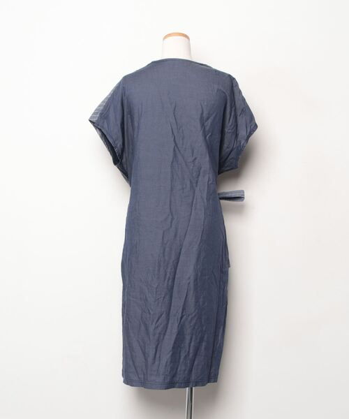 「sneeuw」 ノースリーブワンピース - ネイビー レディース_画像2
