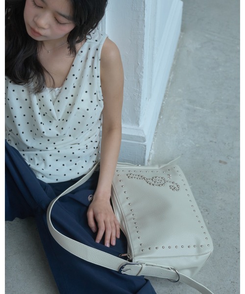 Smyeon ショルダーバッグ バッグ Assortment studded shoulder bag 