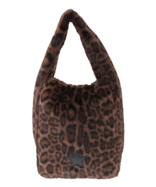 CONVERSE TOKYO トートバッグ ONE HANDLE LEOPARD FUR TOTE BAG