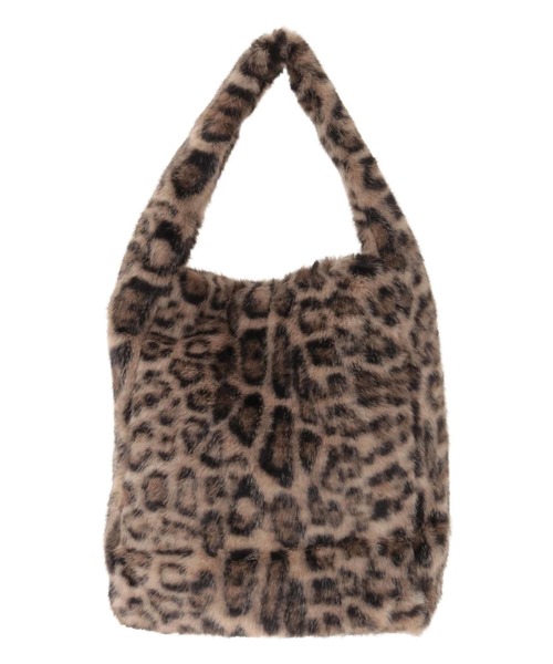 CONVERSE TOKYO トートバッグ ONE HANDLE LEOPARD FUR TOTE BAG