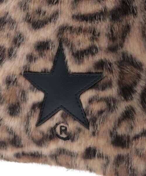 CONVERSE TOKYO トートバッグ ONE HANDLE LEOPARD FUR TOTE BAG