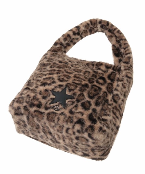 CONVERSE TOKYO トートバッグ ONE HANDLE LEOPARD FUR TOTE BAG