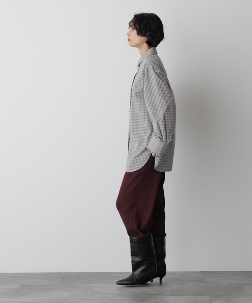 NANO universe（ナノ・ユニバース） パンツ 「STEVELOUR」裾リブニット