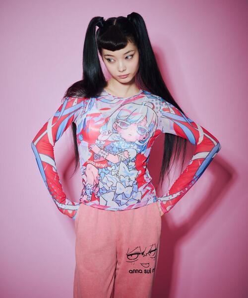 tシャツ ANNA SUI NYC/アナ スイ エヌワイシー/「×寺田てら」TERA