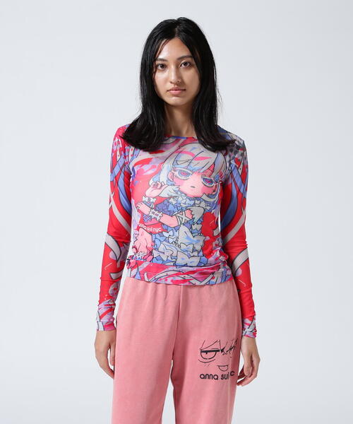 tシャツ ANNA SUI NYC/アナ スイ エヌワイシー/「×寺田てら」TERA