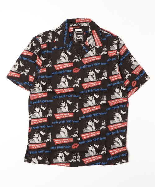 HYSTERIC GLAMOUR（ヒステリックグラマー） 半袖シャツ SMALL ブラック