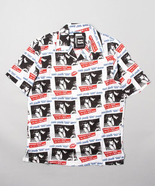 新品未使用タグ付　HYSTERIC GLAMOUR 半袖シャツ　メンズ　サイズS HYSTERIC GLAMOUR（ヒステリックグラマー） 半袖シャツ SMALL ブラック