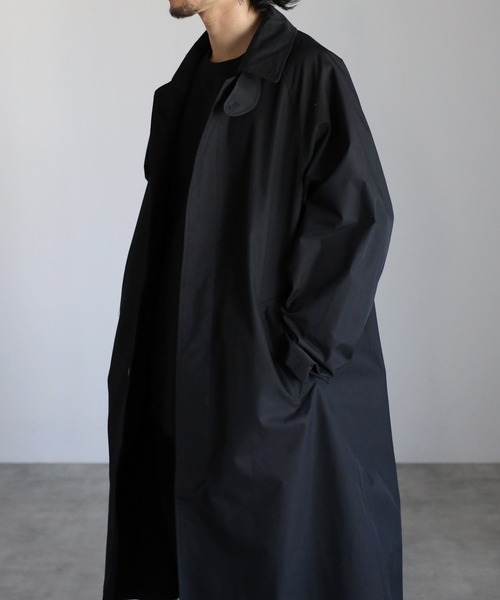 「CREARE -LINO-」 ステンカラーコート L ブラック メンズ_画像3