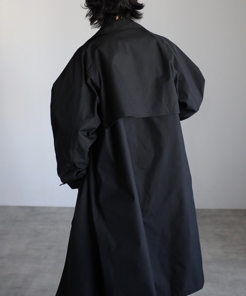 「CREARE -LINO-」 ステンカラーコート L ブラック メンズ_画像6