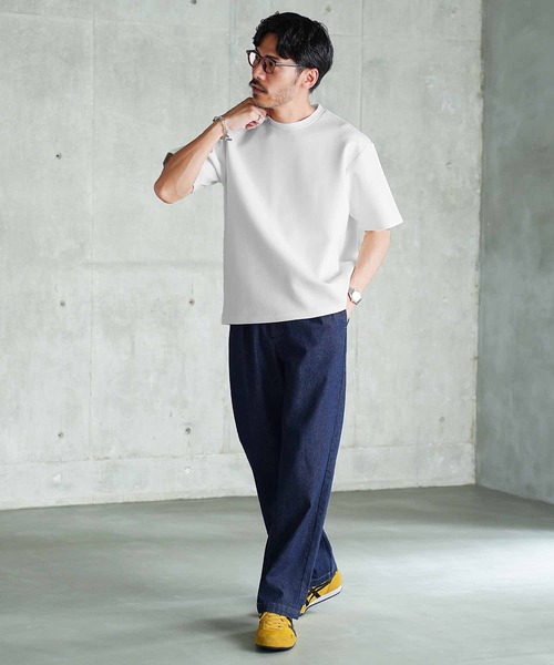 「JIGGYS SHOP」 半袖Tシャツ MEDIUM ミックスグレー メンズ_画像7