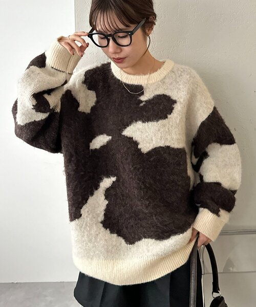 CO|TE コート ニット・セーター レディース 【古着】【中古】 Discoat（ディスコート） ニット セーター 「ユニセックス」ジャガード