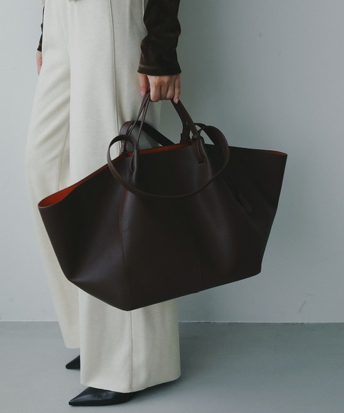 AJUGA.（アジュガ） トートバッグ エコレザーボートトートバッグ