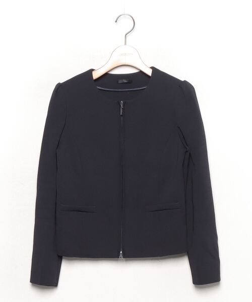 TO BE CHIC（トゥー ビー シック） ブルゾン 40 ネイビー レディース