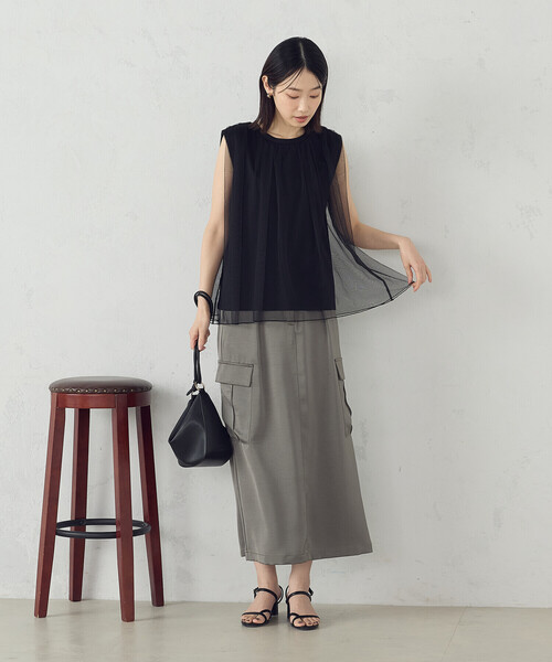 「MONO COMME CA」 トートバッグ FREE ブラック レディース_画像7