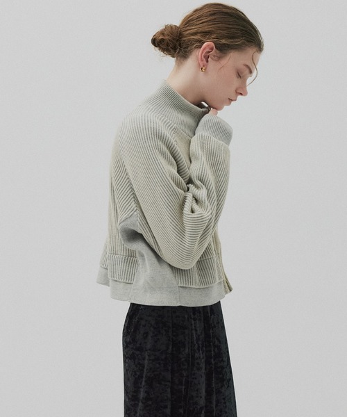 PUBLIC TOKYO（パブリックトウキョウ） ニット セーター ダブルリブ