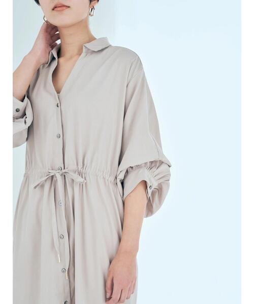 「YECCA VECCA」 シャツワンピース FREE ブルー レディース_画像6