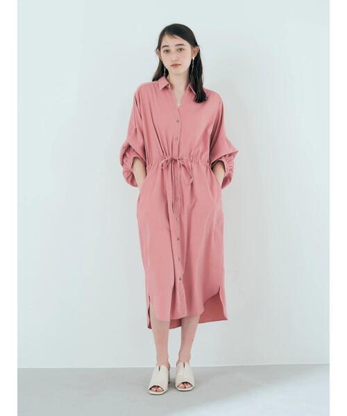 「YECCA VECCA」 シャツワンピース FREE ブルー レディース_画像10