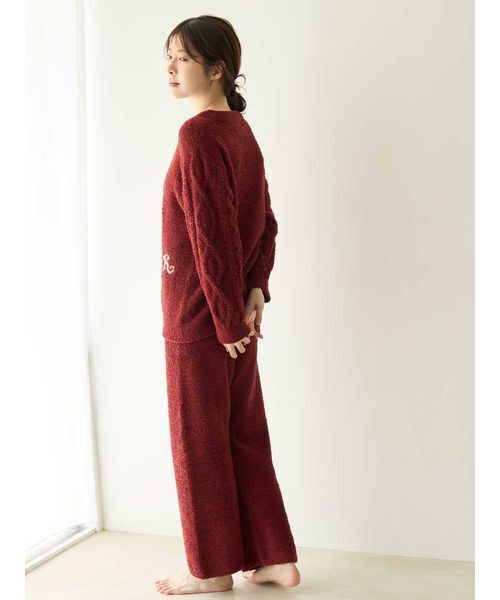 スナイデルホーム　ホリデーベアのロングパンツセットアップ Steam Whip】ホリデーベアジャガードロングパンツ(ロングパンツ