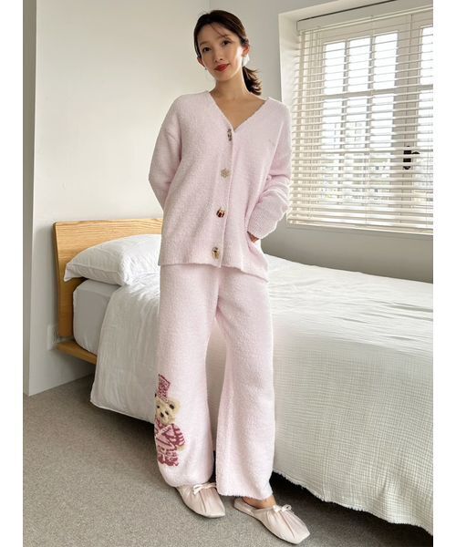 スナイデルホーム　ホリデーベアのロングパンツセットアップ Bearロングパンツ(ロングパンツ)｜スナイデルホーム｜SNIDEL