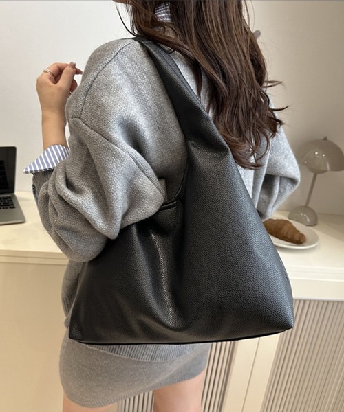ショルダーバッグ バッグ ワンハンドルトライアングルショルダーバッグ レディース | lulufa | 04