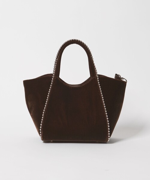 BEAUTY＆YOUTH UNITED ARROWS トートバッグ ベルベット ボールチェーン