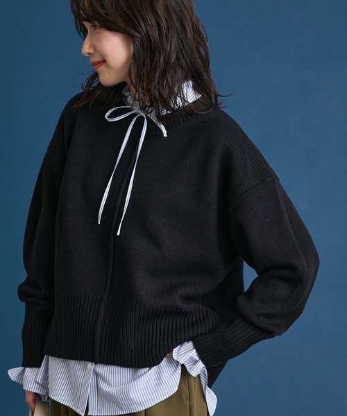 Green Parks（グリーンパークス） ニット セーター こなれ主役ニット