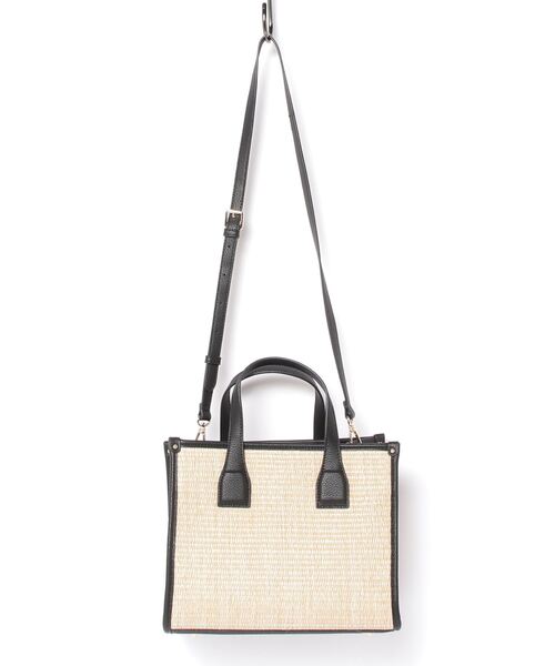 「NANO universe」 ハンドバッグ FREE ブラック レディース_画像2