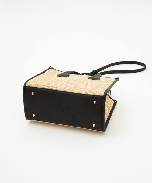 「NANO universe」 ハンドバッグ FREE ブラック レディース_画像8