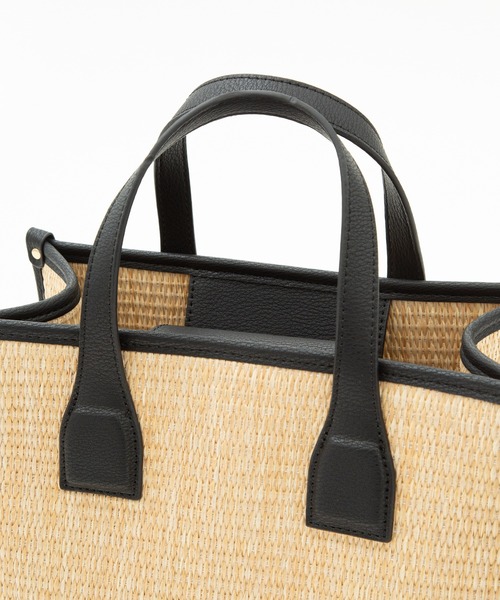「NANO universe」 ハンドバッグ FREE ブラック レディース_画像9