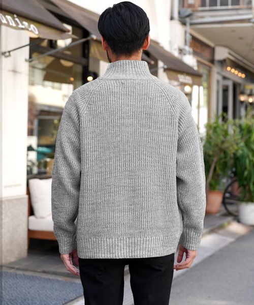 「JIGGYS SHOP」 長袖ニット MEDIUM ブラック メンズ_画像8