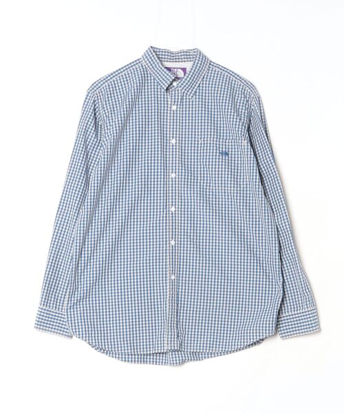 THE NORTH FACE PURPLE LABEL 「THE LABEL」 チェック柄長袖シャツ M