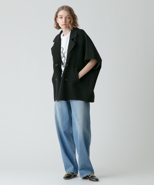 未使用　allureville　ギャバショートジャケット　テーラードジャケットS 未使用 allureville ギャバショートジャケット テーラードジャケットS