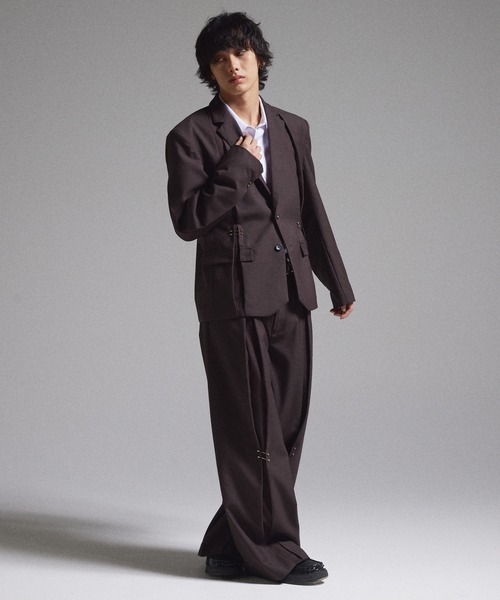 【GRANCY】Pierced Tuck Slacks GRANCY スラックス 「GRANCY」Pierced Tuck Slacks / ピアスデザイン