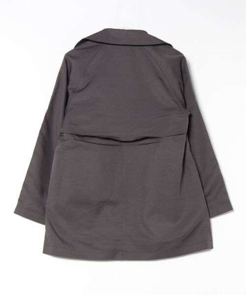 「BELLUNA PLUS」 トレンチコート LARGE チャコール レディース_画像2
