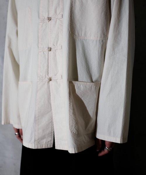 ジャケット・アウター vintage big silhouette china jacket big silhouette eco leather jacket/2color | ownd