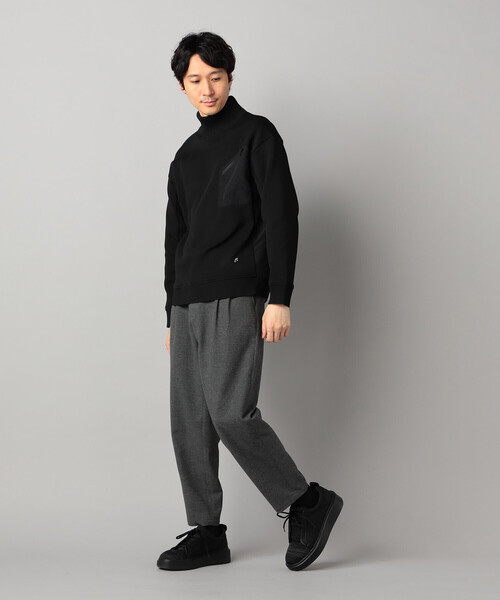 β MEN（ベータ・メン） スラックス サキソニー調 ツータックパンツ