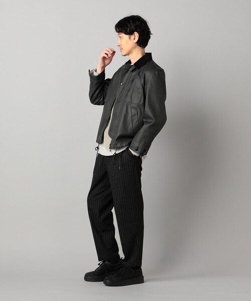 β MEN（ベータ・メン） スラックス サキソニー調 ツータックパンツ